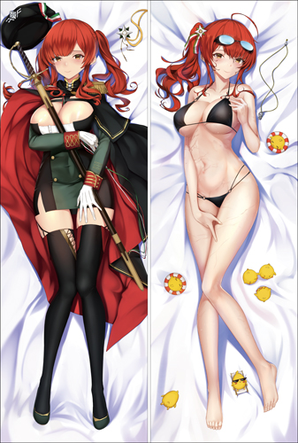 Azur Lane Zara Anime Dakimakura Pillow Cover