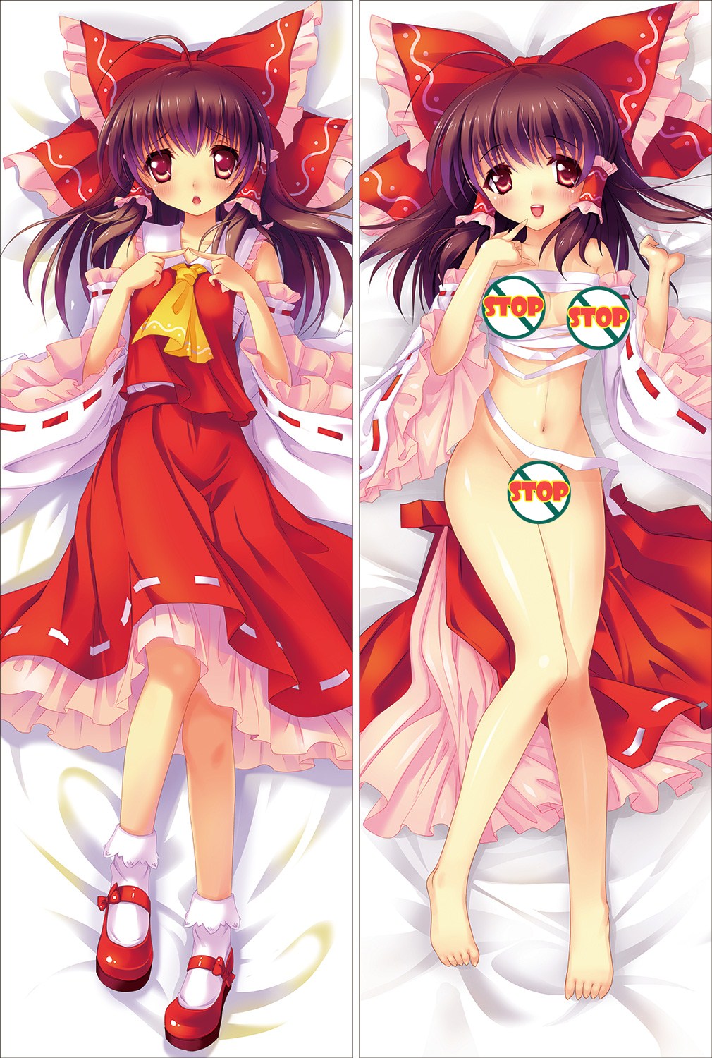 TouHou Project Hakurei Reimu Anime Dakimakura Pillow Cover