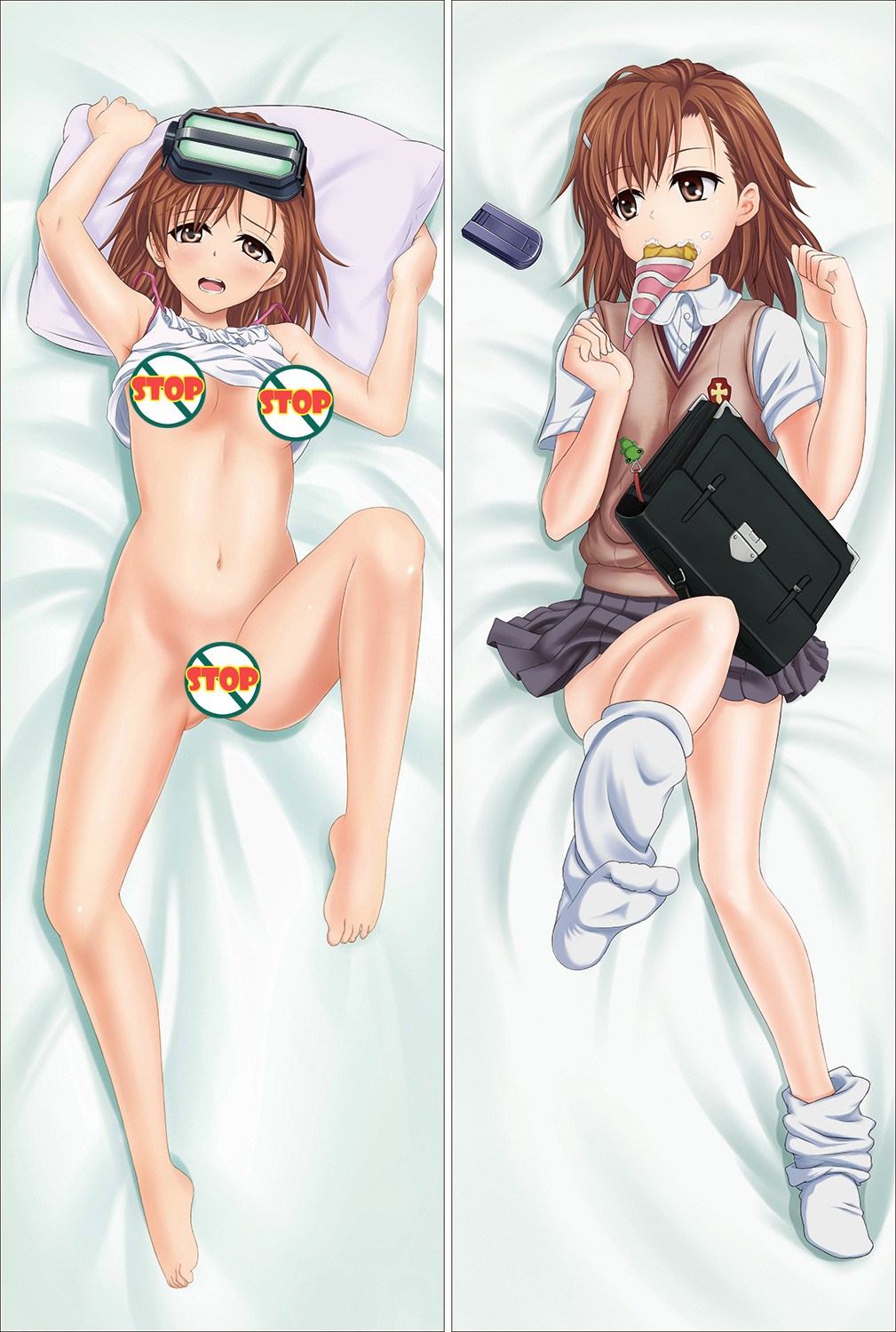 A Certain Scientific Railgun Mikoto Misaka Anime Dakimakura Pillow Cover