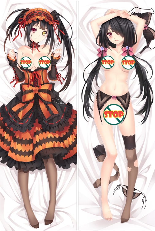 Date A Live Kurumi Tokisaki Anime Dakimakura Pillow Cover