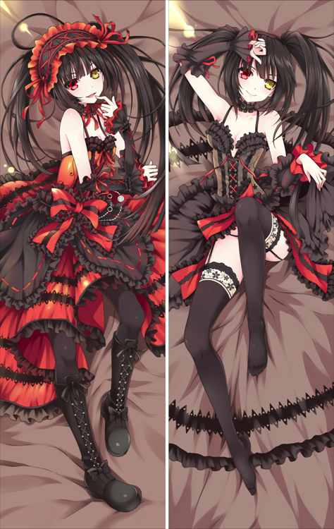 Date A Live Kurumi Tokisaki Anime Dakimakura Pillow Cover