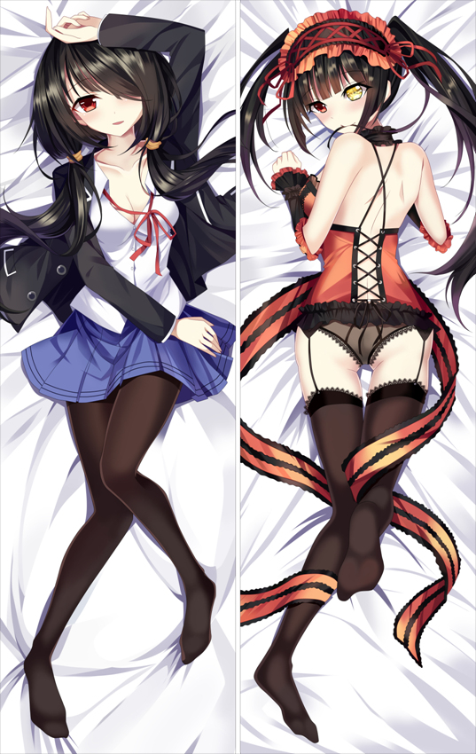Date A Live Kurumi Tokisaki Anime Dakimakura Pillow Cover