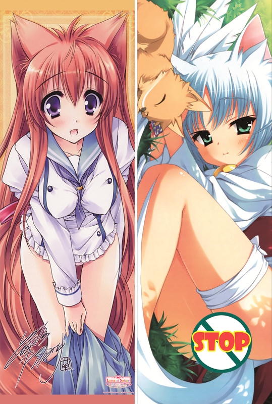 Kiss on my Deity Mashiro Mito Kisaragi Mifuyu Anime Dakimakura Pillow Cover