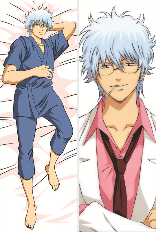 Gin Tama Gintoki Sakata Anime Dakimakura Pillow Cover