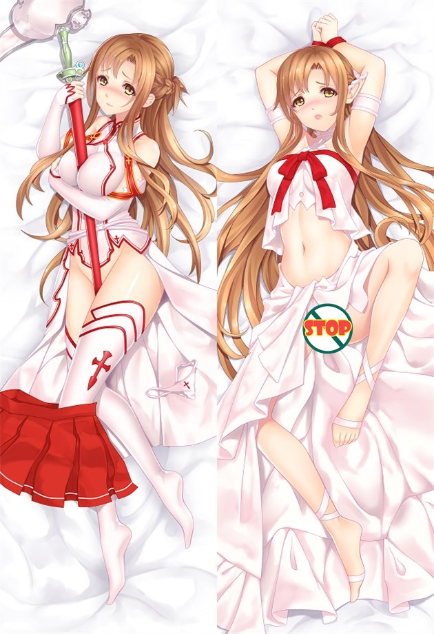 Sword Art Online Yuuki Asuna Anime Dakimakura Pillow Case