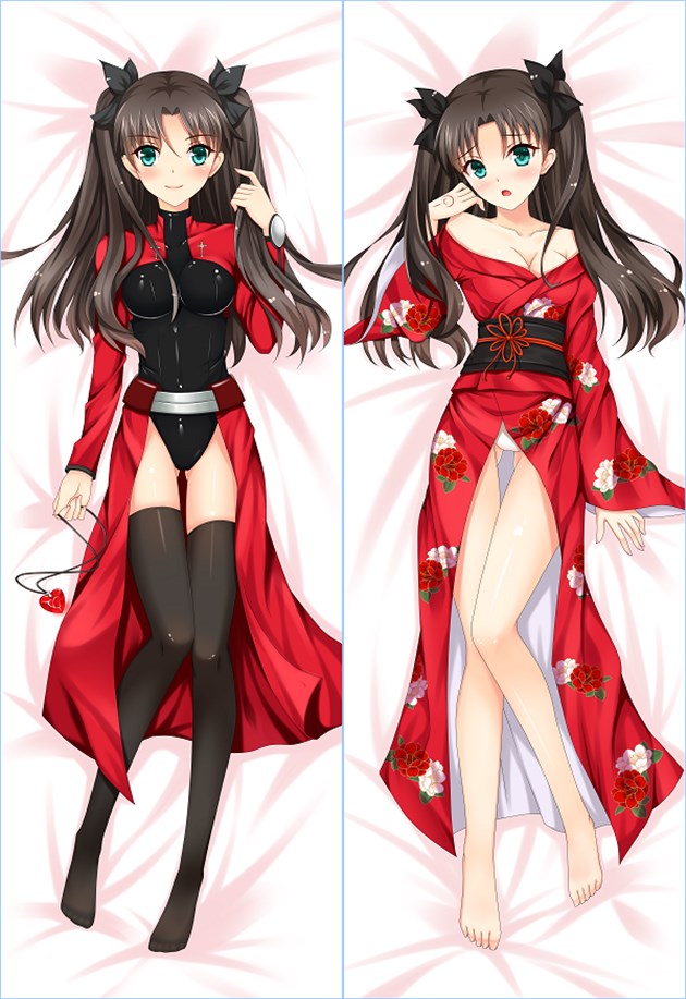 Fate/stay night Rin Tohsaka Anime Dakimakura Pillow Case