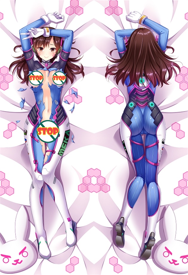 Overwatch D.Va Anime Dakimakura Pillow Case
