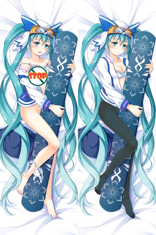 Snow Hatsune Miku Anime Dakimakura Pillow Case