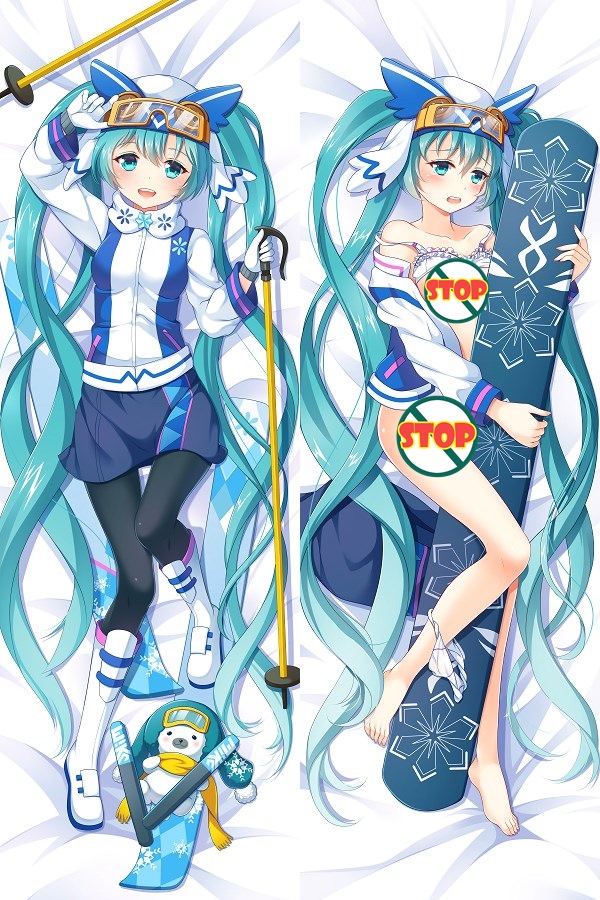 Snow Hatsune Miku Anime Dakimakura Pillow Case
