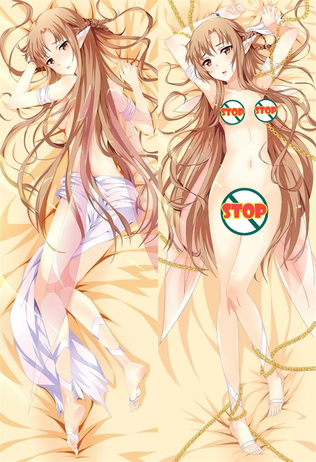 Sword Art Online Yuuki Asuna Anime Dakimakura Pillow Case