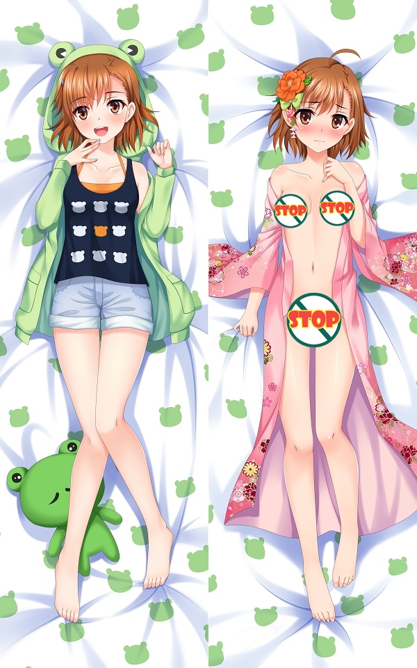 A Certain Scientific Railgun Mikoto Misaka Anime Dakimakura Pillow Case