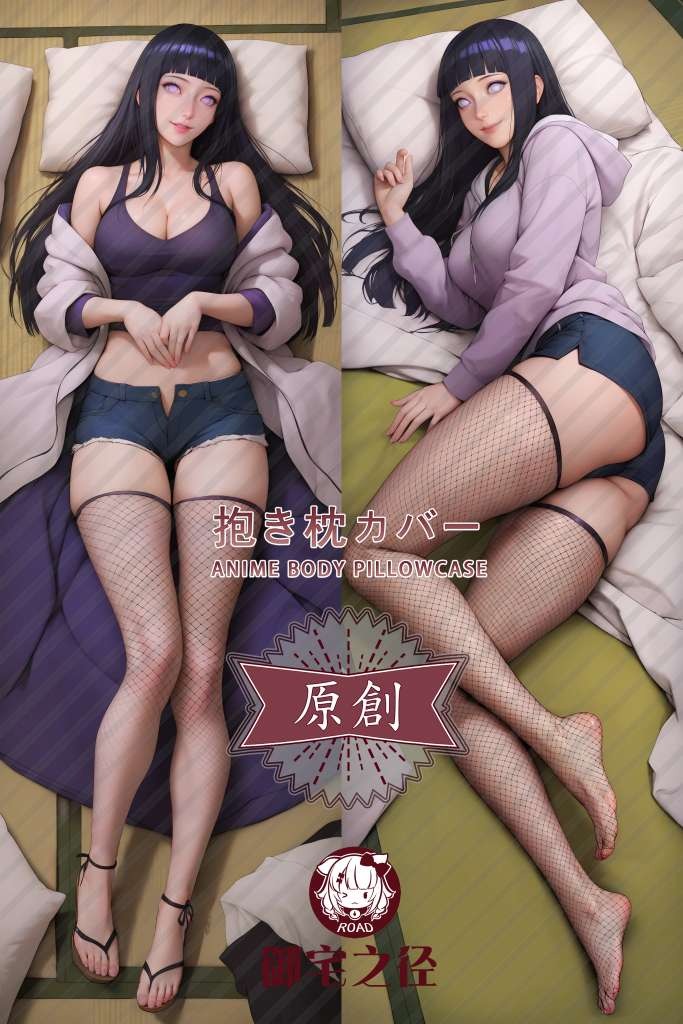 NARUTO Hinata Hyuga Anime Dakimakura Body Pillow Cover