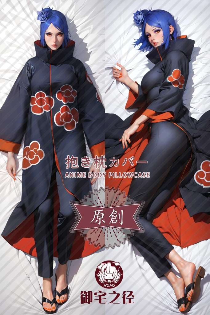 NARUTO Konan Anime Dakimakura Body Pillow Cover