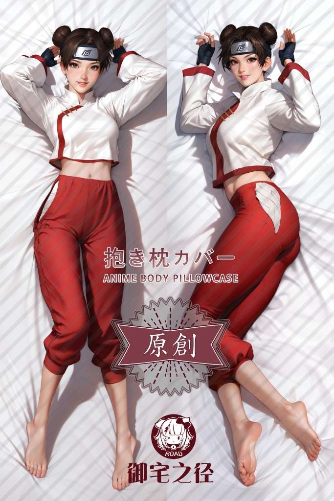 NARUTO Tenten Anime Dakimakura Body Pillow Cover