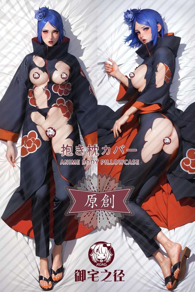 NARUTO Konan Anime Dakimakura Body Pillow Cover