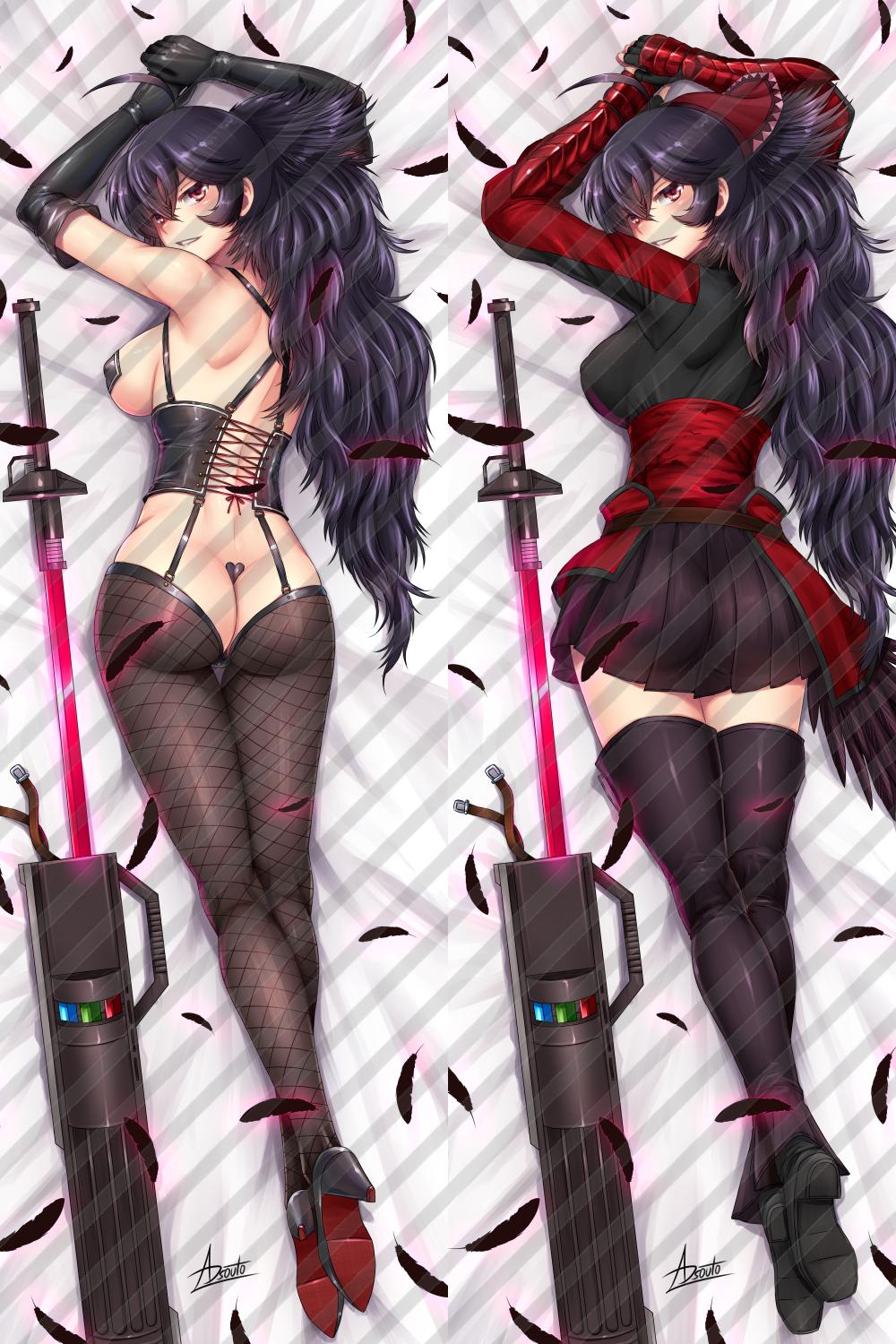 RWBY Raven Branwen Anime Dakimakura Body Pillow Cover