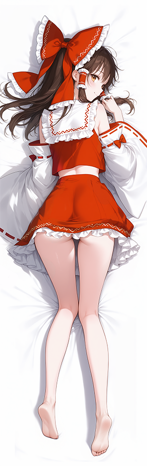 Touhou Project Hakurei Reimu 3D Detachable Pillow Cover（Including 3D Breasts or Hips）