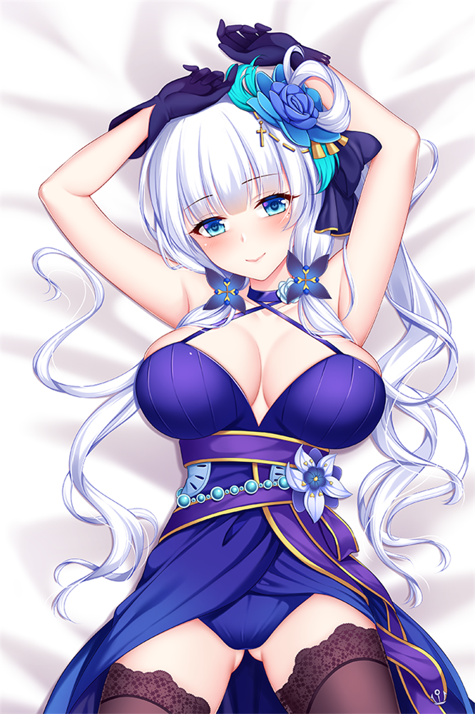 Azur Lane Illustrious 3D Detachable Pillow Cover（Including 3D Breasts or Hips）