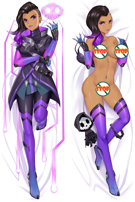 Overwatch Sombra Anime Dakimakura Pillow Cover612103