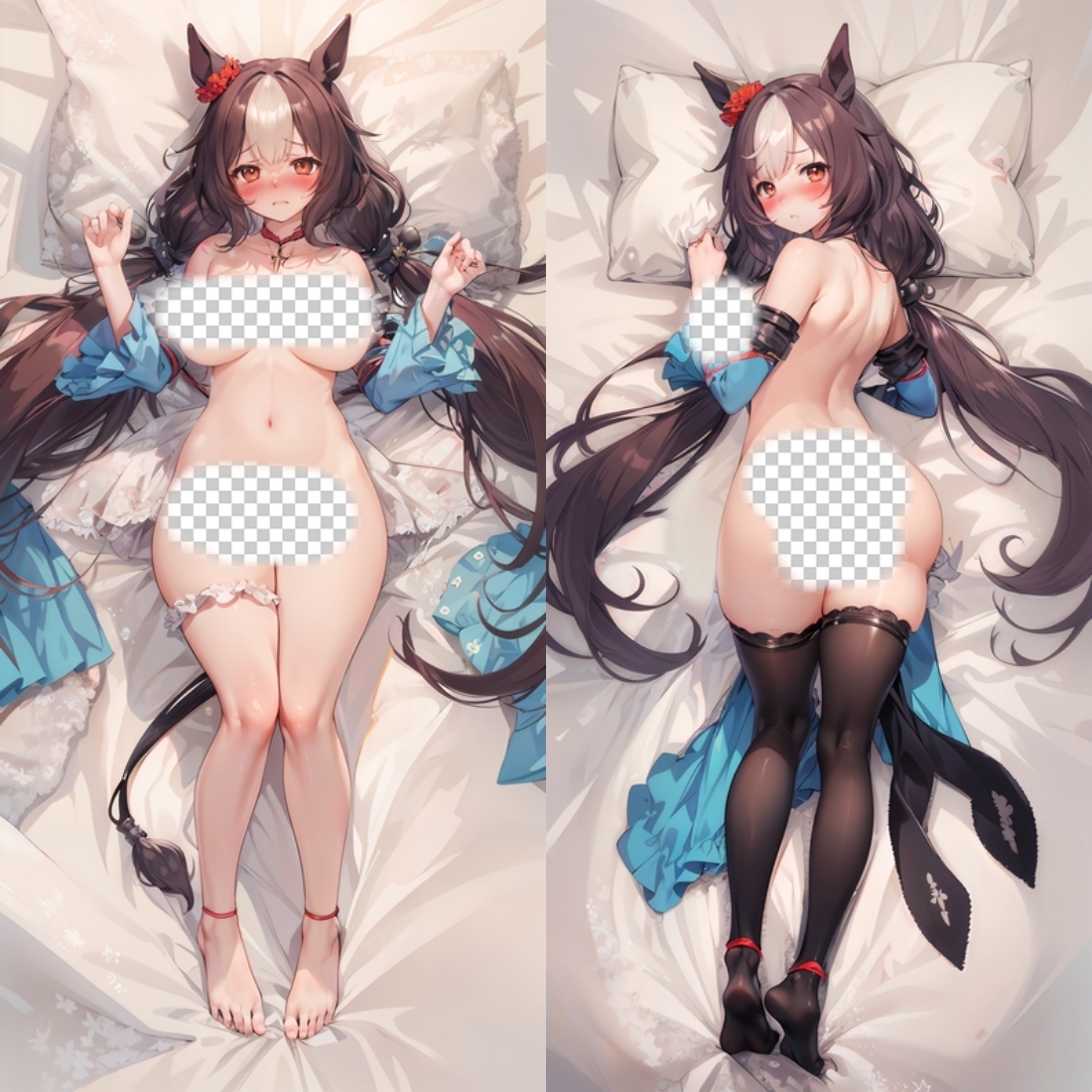 Umamusume: Pretty Derby Yamanin Zephyr Anime Dakimakura Body Pillow Cover