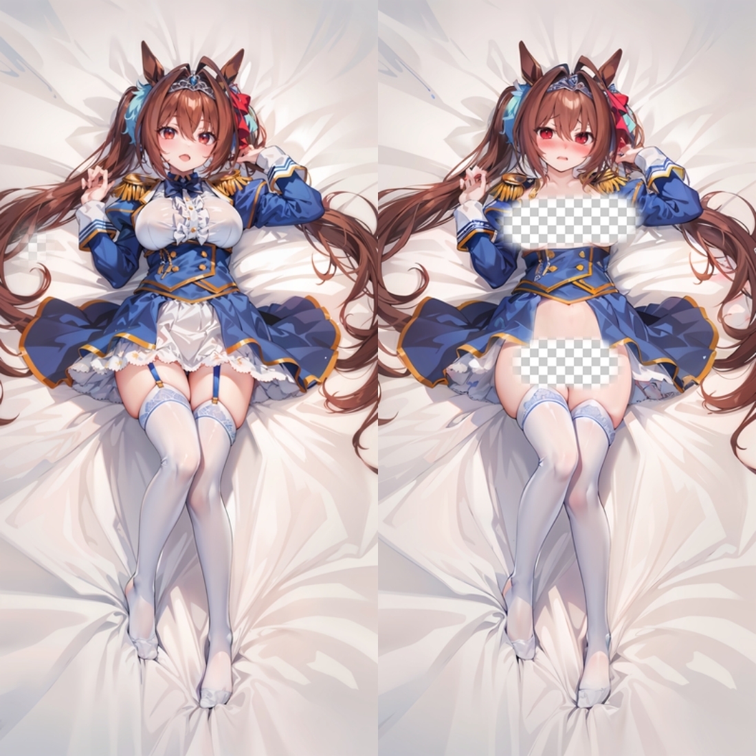Umamusume: Pretty Derby Daiwa Scarlet Anime Dakimakura Body Pillow Cover