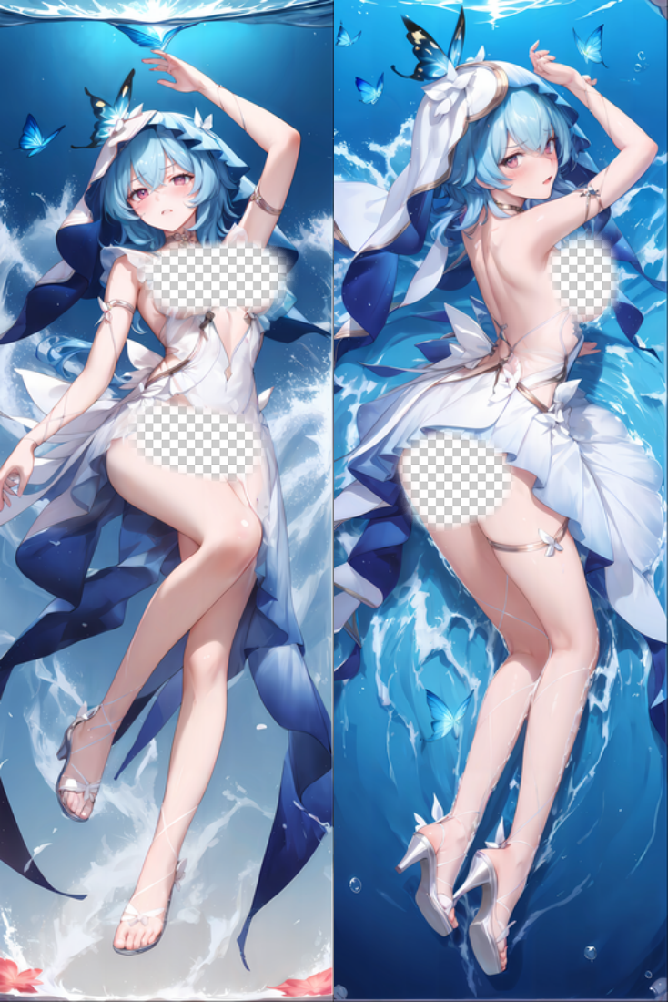 Wuthering Waves The Shorekeeper Anime Dakimakura Body Pillow Cover