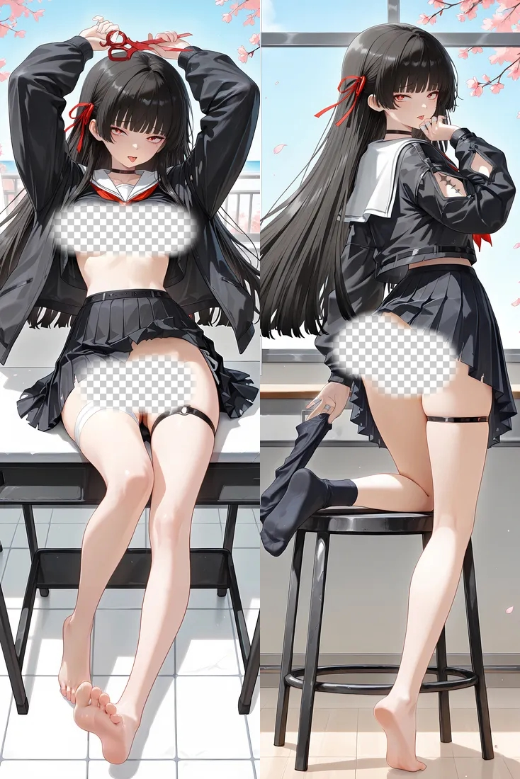 Wuthering Waves Chisa Anime Dakimakura Body Pillow Cover