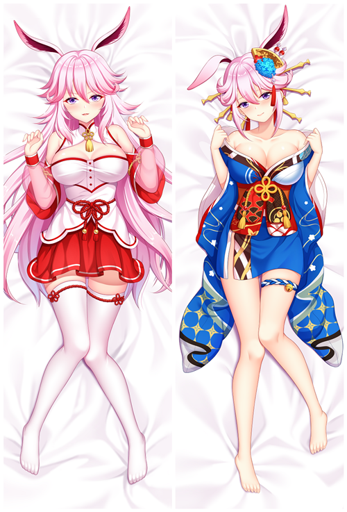 Honkai Impact 3rd Yae Sakura 3D Detachable Pillow Cover（Including 3D Breasts or Hips）