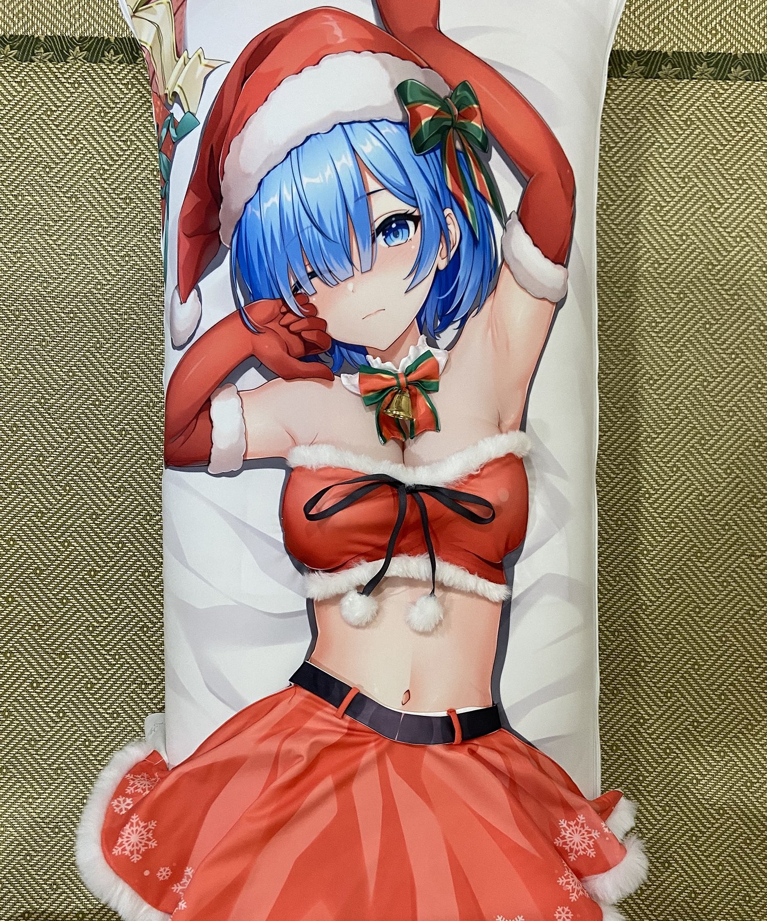 Re:Zero Rem Christmas 3D Detachable Pillow Cover（Including 3D Breasts or Hips）