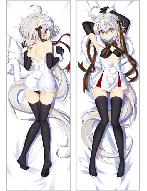 Hot Anime Fate Grand Order/FGO Joan Of Arc Otaku Dakimakura Hug Body Pillow Cover