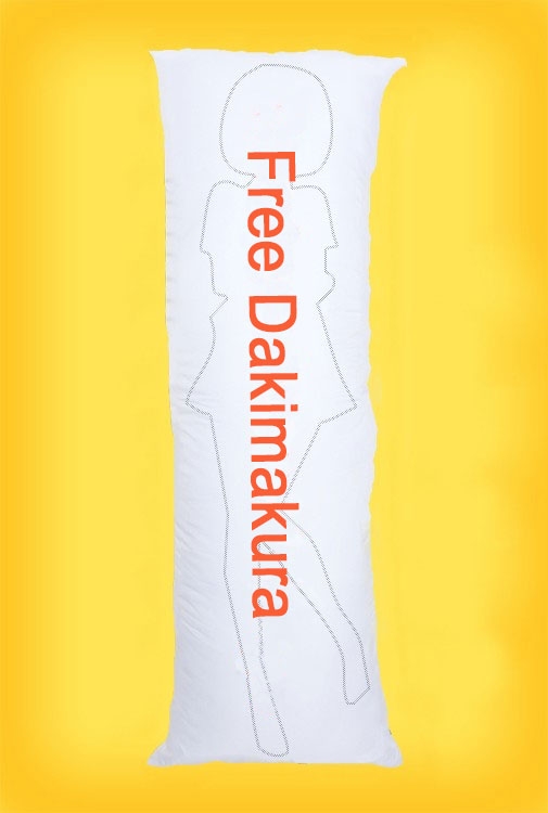 Free Anime Dakimakura Body Pillow Cover 150*50 Peach