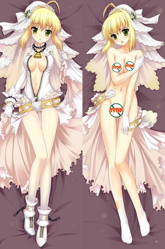 Fate stay night Saber Anime Dakimakura Pillow Cover