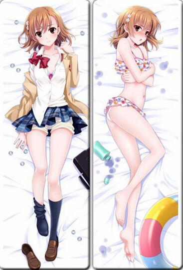 A Certain Scientific Railgun Mikoto Misaka Anime Dakimakura Pillow Cover