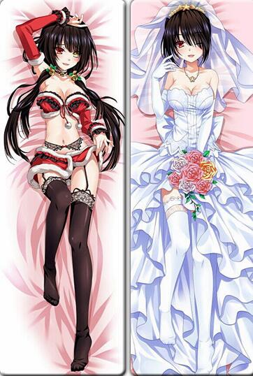 Date A Live Kurumi Tokisaki Anime Dakimakura Body Pillow Cover