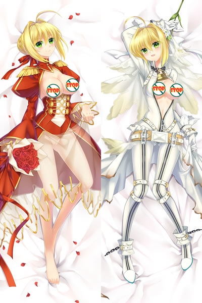 Fate Stay Night Saber Anime Dakimakura Pillow Cover