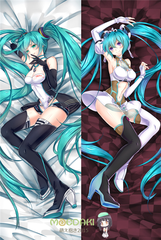Hatsune Miku Anime Dakimakura Body Pillow Case