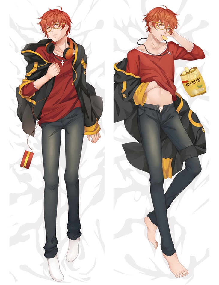 Mystic Messenger Saeyoung Luciel Choi Saeyoung Choi Defender Of Justice 707 Anime Dakimakura Pillow Cover