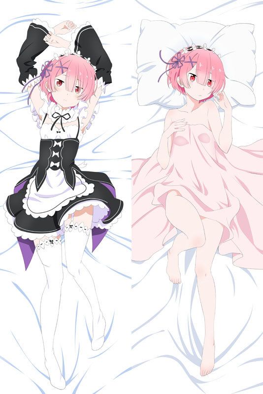 Re:Zero Ram Anime Dakimakura Body Pillow Cover71022