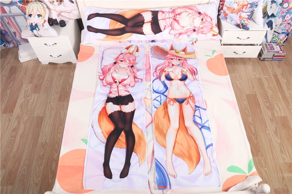 Fate/Grand Order FGO Tamamo-no-Mae 3D Detachable Pillow Cover（Including 3D Breasts or Hips）