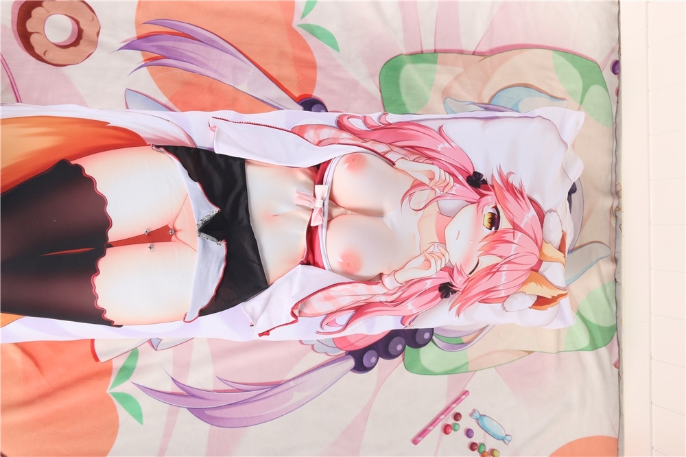 Fate/Grand Order FGO Tamamo-no-Mae 3D Detachable Pillow Cover（Including 3D Breasts or Hips）
