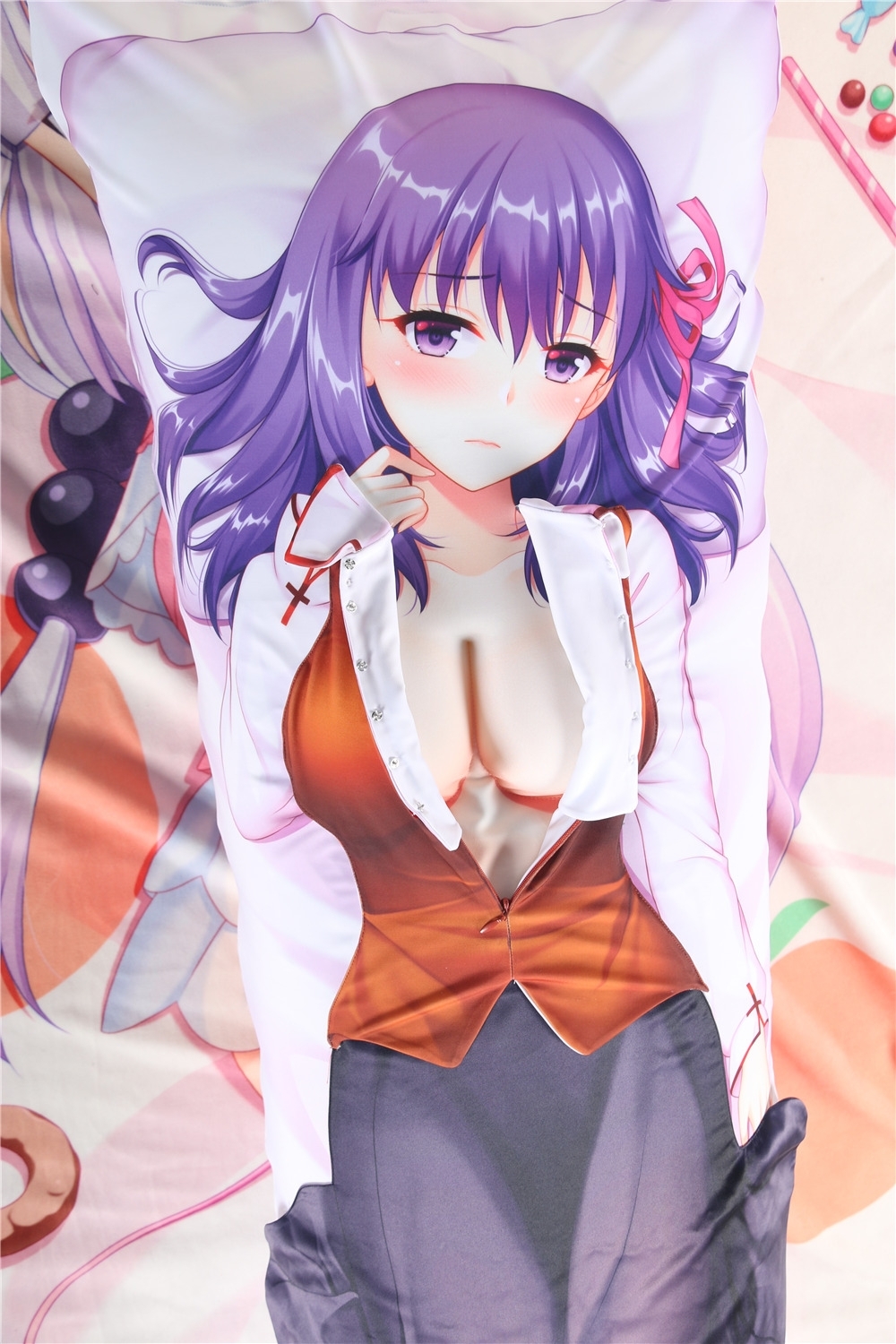 Fate/stay night Sakura Matou 3D Detachable Pillow Cover（Including 3D Breasts or Hips）