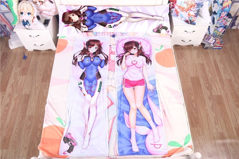 Overwatch D.Va Hana Song 3D Detachable Pillow Cover（Including 3D Breasts or Hips）