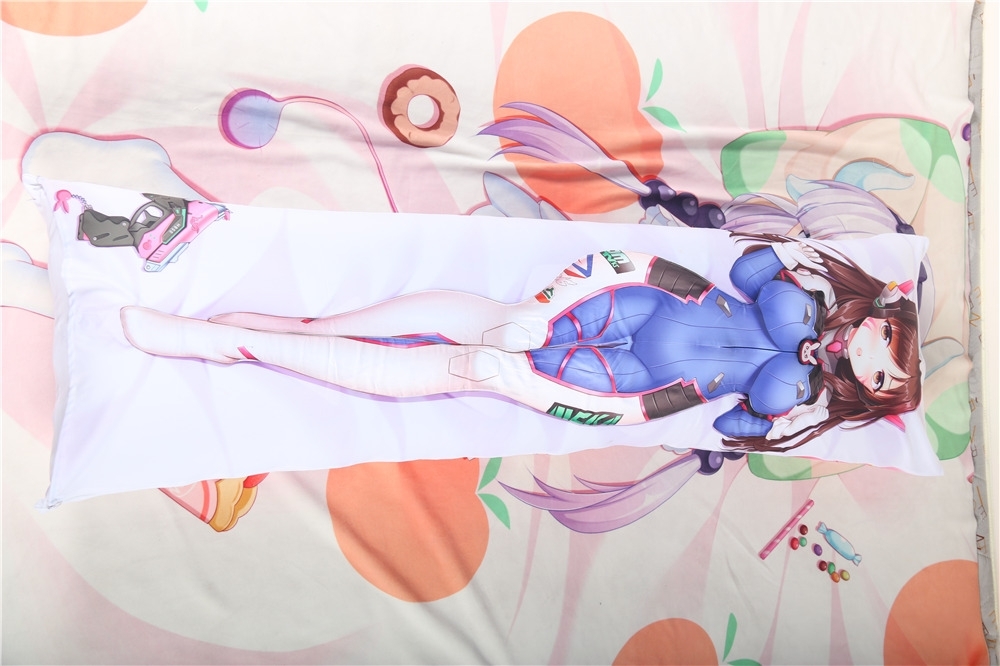 Overwatch D.Va Hana Song 3D Detachable Pillow Cover（Including 3D Breasts or Hips）