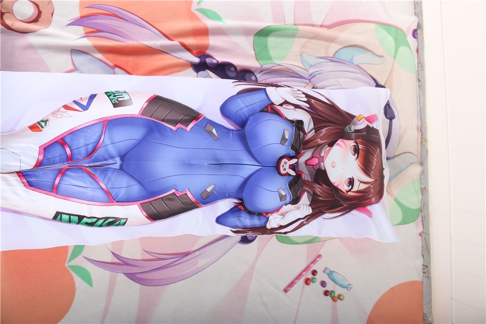 Overwatch D.Va Hana Song 3D Detachable Pillow Cover（Including 3D Breasts or Hips）