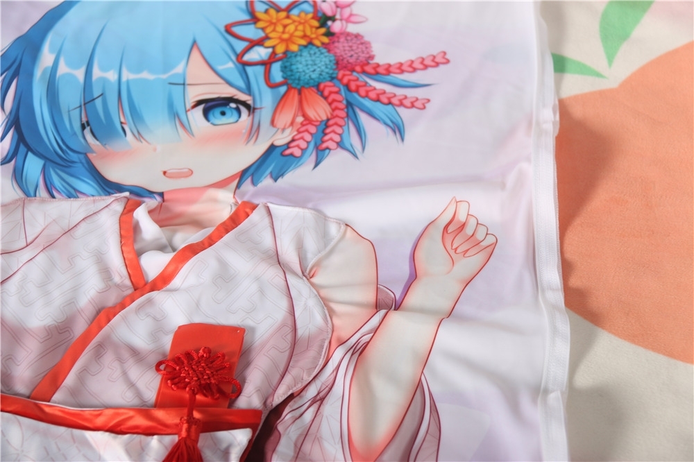 Re:Zero − Starting Life in Another World Rem 3D Detachable Pillow Cover（Including 3D Breasts or Hips）