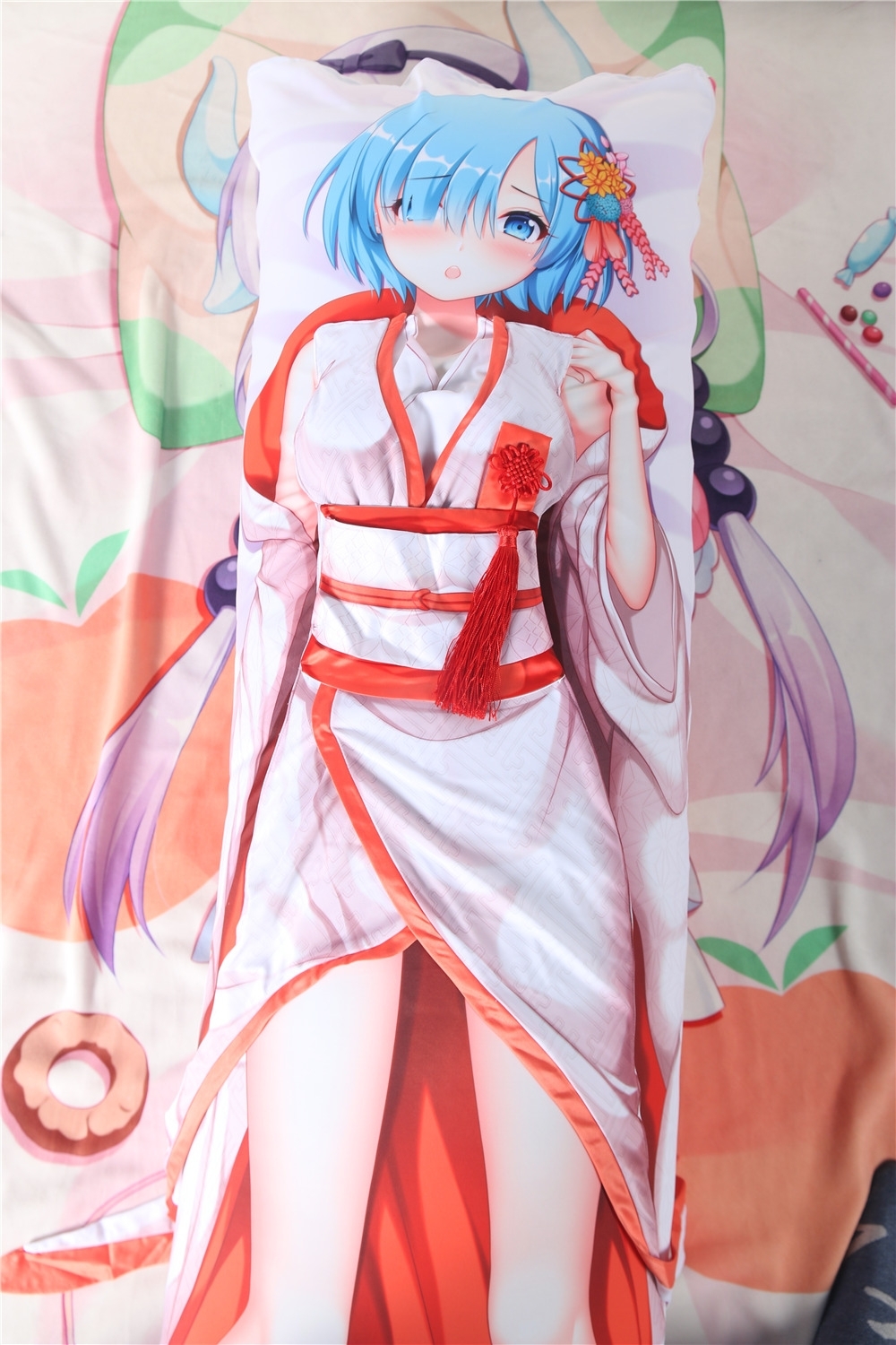 Re:Zero − Starting Life in Another World Rem 3D Detachable Pillow Cover（Including 3D Breasts or Hips）