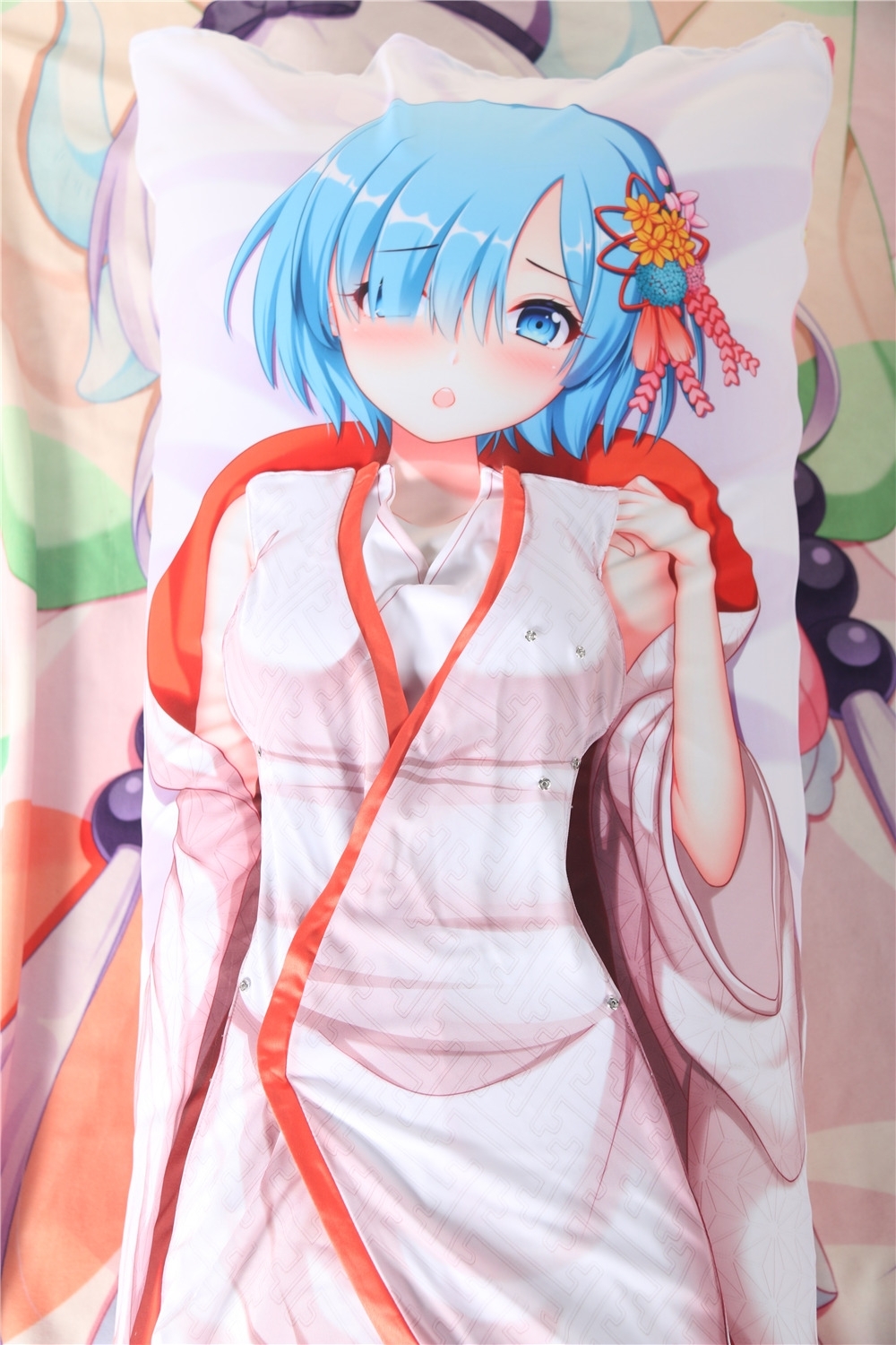 Re:Zero − Starting Life in Another World Rem 3D Detachable Pillow Cover（Including 3D Breasts or Hips）