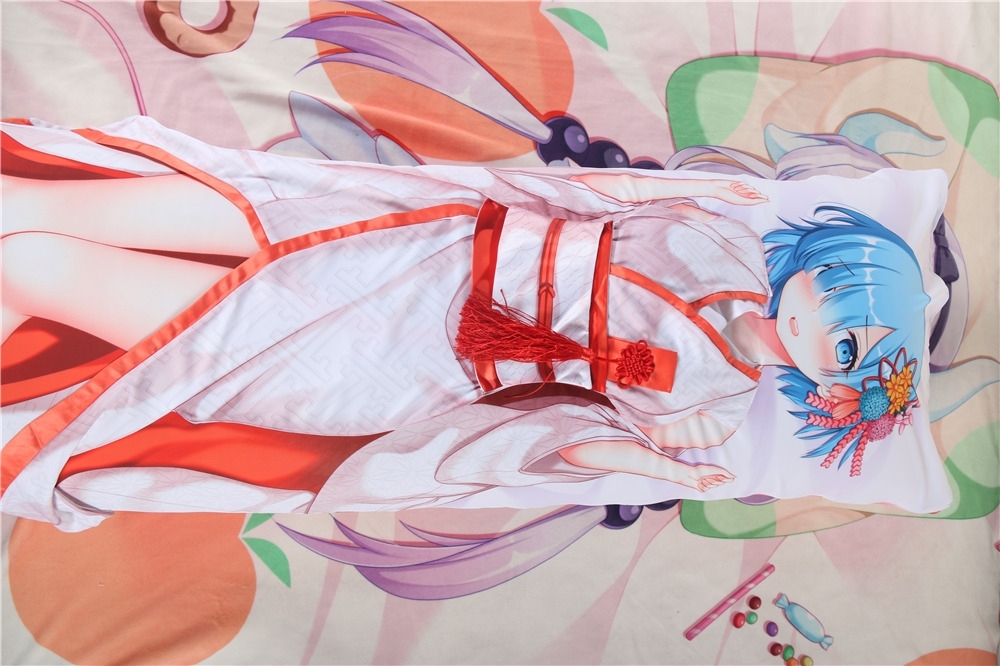 Re:Zero − Starting Life in Another World Rem 3D Detachable Pillow Cover（Including 3D Breasts or Hips）