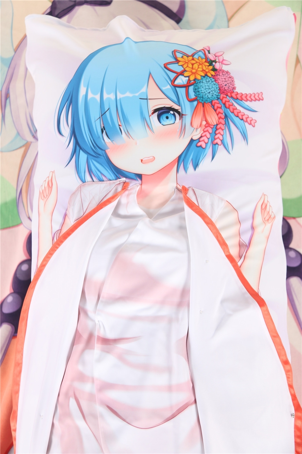 Re:Zero − Starting Life in Another World Rem 3D Detachable Pillow Cover（Including 3D Breasts or Hips）
