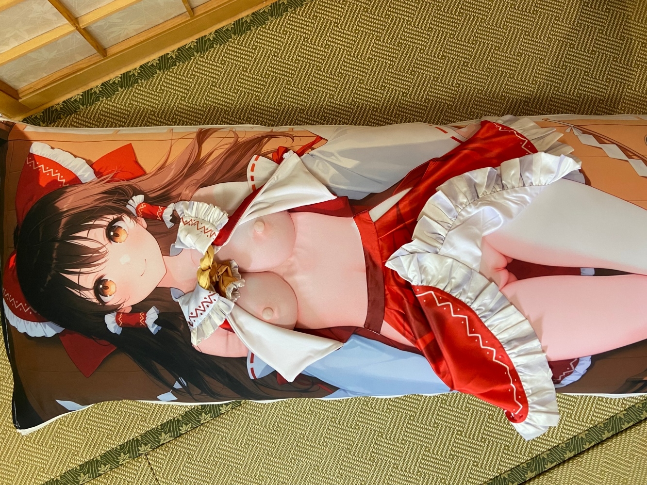 Touhou Project Hakurei Reimu 3D Detachable Pillow Cover（Including 3D Breasts or Hips）